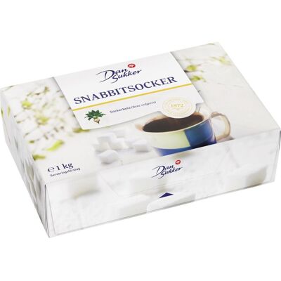 DANSUKKER Snabbitsocker låda 1kg DANSUKKER Snabbitsocker låda 1kg