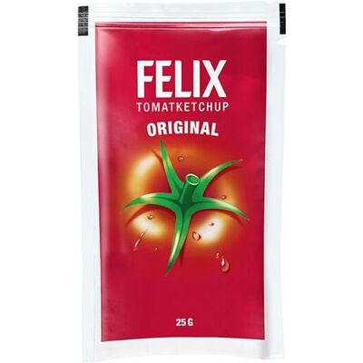 FELIX Ketchup portionspåse 126x25g FELIX Ketchup portionspåse 126x25g