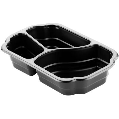 DUNI Matbehållare, Duniform, 1,1 l, engångsbruk, 250 x 159 x 48 mm, svart 246/fp DUNI Matbehållare, Duniform, 1,1 l, engångsbruk, 250 x 159 x 48 mm, svart 246/fp