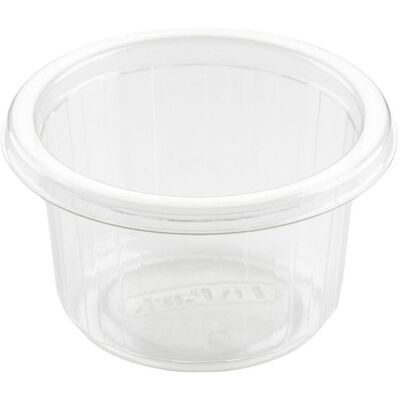 DUNI Matbehållare, 110 ml, för engångsbruk, 80x80x46mm, transparent 50/fp DUNI Matbehållare, 110 ml, för engångsbruk, 80x80x46mm, transparent 50/fp