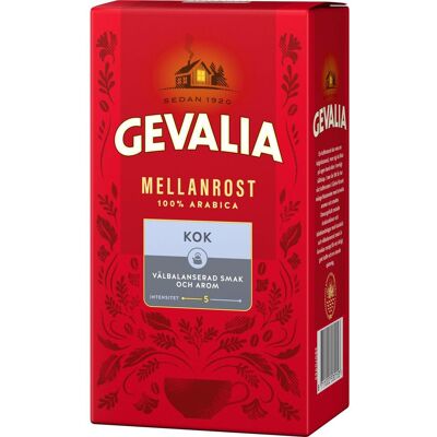 GEVALIA Kaffe Kok Mellanrost 450g GEVALIA Kaffe Kok Mellanrost 450g