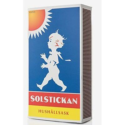 SOLSTICKAN Tändstickor hushållsask SOLSTICKAN Tändstickor hushållsask