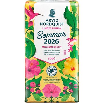 ARVID NORDQUIST Kaffe Sommar 2026 Mellanmörk 500g ARVID NORDQUIST Kaffe Sommar 2026 Mellanmörk 500g