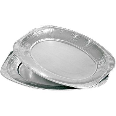 ABENA Serveringsfat aluminium oval 24,3x35cm 100/fp ABENA Serveringsfat aluminium oval 24,3x35cm 100/fp