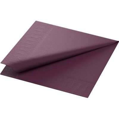 DUNI Servett 3-lagers, enfärgad, ¼-vikt, 33 cm, plommon 125/fp DUNI Servett 3-lagers, enfärgad, ¼-vikt, 33 cm, plommon 125/fp