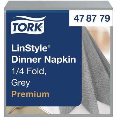 TORK Servett LinStyle Middag grå 50/fp TORK Servett LinStyle Middag grå 50/fp