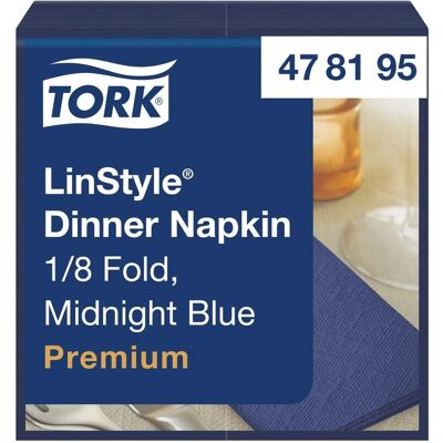 TORK Servett LinStyle Middag midnattsblå 50/fp TORK Servett LinStyle Middag midnattsblå 50/fp