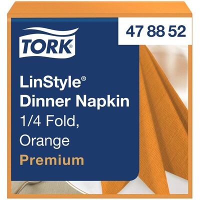 TORK Servett LinStyle Middag orange 50/fp TORK Servett LinStyle Middag orange 50/fp