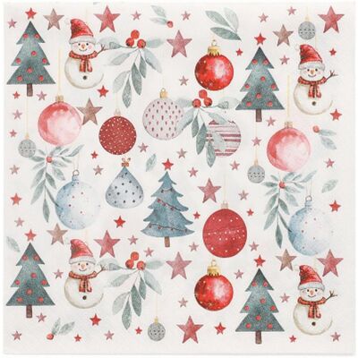 PAPSTAR Servett Cold Winter 3-lags 33x33cm 20/fp PAPSTAR Servett Cold Winter 3-lags 33x33cm 20/fp