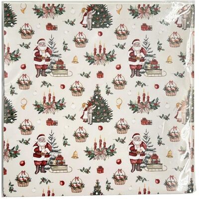 FESTIVE Servett Christmas 3-lags 33x33cm 20/fp FESTIVE Servett Christmas 3-lags 33x33cm 20/fp