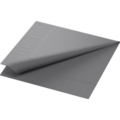 DUNI Servett 3-lagers, enfärgad, ¼-vikt, 33 cm, granitgrå 125/fp DUNI Servett 3-lagers, enfärgad, ¼-vikt, 33 cm, granitgrå 125/fp