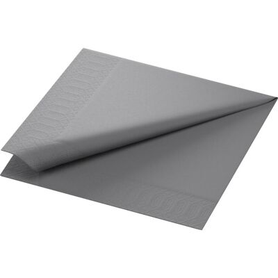 DUNI Servett 3-lagers, enfärgad, ¼-vikt, 40 cm, granitgrå 125/fp DUNI Servett 3-lagers, enfärgad, ¼-vikt, 40 cm, granitgrå 125/fp
