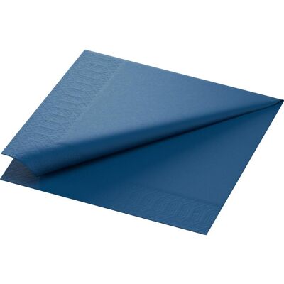 DUNI Servett 3-lagers, enfärgade, ¼-vikt, 40 cm, mörkblå 125/fp DUNI Servett 3-lagers, enfärgade, ¼-vikt, 40 cm, mörkblå 125/fp