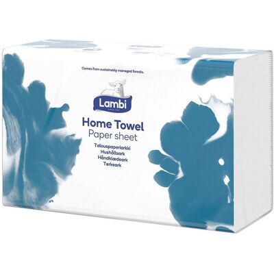 LAMBI Pappershandduk Home Towel vit 2520/fp LAMBI Pappershandduk Home Towel vit 2520/fp