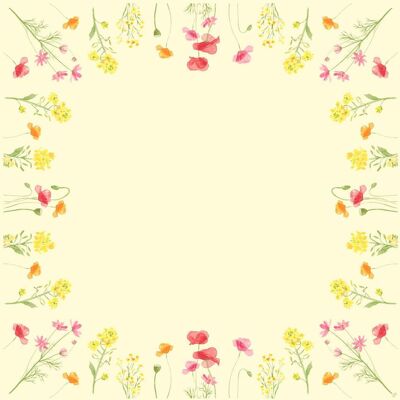 DUNICEL Duk Poppy 84x84cm 20/fp DUNICEL Duk Poppy 84x84cm 20/fp