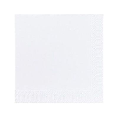 DUNI Servett 3-lagers, enfärgade, ¼-vikt, 33 cm, vit 125/fp DUNI Servett 3-lagers, enfärgade, ¼-vikt, 33 cm, vit 125/fp