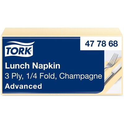 TORK Servett Lunch Mjuk 3-lags champagne 150/fp TORK Servett Lunch Mjuk 3-lags champagne 150/fp