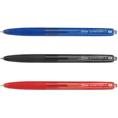 PILOT Kulpenna Super Grip, Fine, 0,7 mm, svart PILOT Kulpenna Super Grip, Fine, 0,7 mm, svart