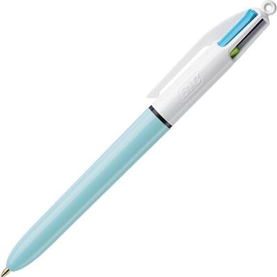 BIC Kulpenna 4 Colours Fun 1,0mm Bläck: blå, grön, rosa, lila BIC Kulpenna 4 Colours Fun 1,0mm Bläck: blå, grön, rosa, lila