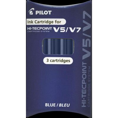 PILOT Refill Hi-Tecpoint V5/V7 blå 3/fp PILOT Refill Hi-Tecpoint V5/V7 blå 3/fp