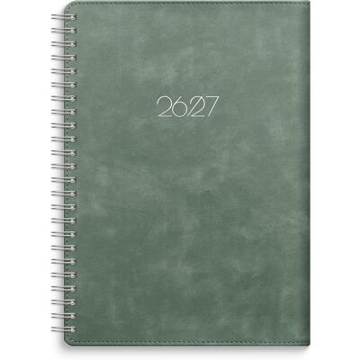 BURDE Kalender Study Twist A5 grön 26/27 BURDE Kalender Study Twist A5 grön 26/27