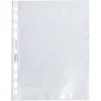 EXACOMPTA Plastficka återvunnen A5 0,06mm 50/fp EXACOMPTA Plastficka återvunnen A5 0,06mm 50/fp