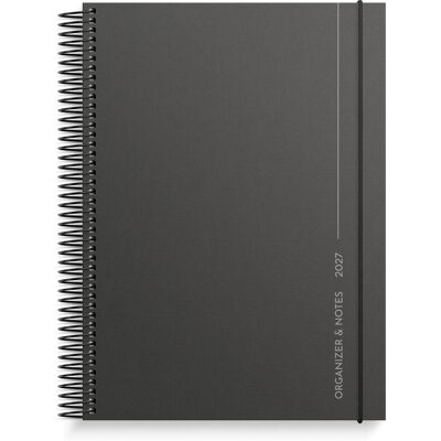 BURDE Kalender Organizer & Notes 2027 svart BURDE Kalender Organizer & Notes 2027 svart