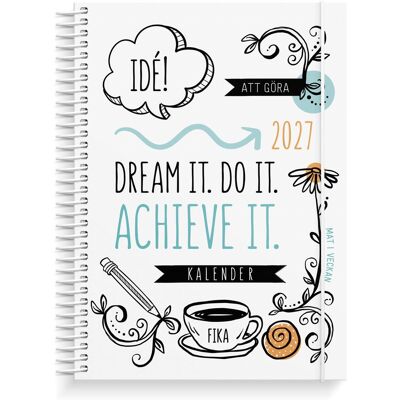 BURDE Kalender Doodle 2027 BURDE Kalender Doodle 2027