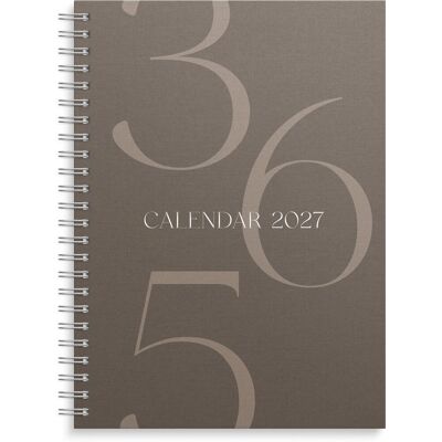 BURDE Kalender Business Story 2027 brun BURDE Kalender Business Story 2027 brun