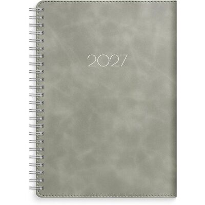 BURDE Kalender Business A5 Twist 2027 grå BURDE Kalender Business A5 Twist 2027 grå