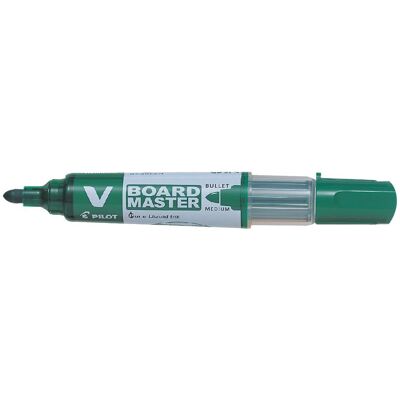 PILOT BEGREEN Whiteboardpenna V-Board Master, rund spets på 6,0 mm, grön PILOT BEGREEN Whiteboardpenna V-Board Master, rund spets på 6,0 mm, grön
