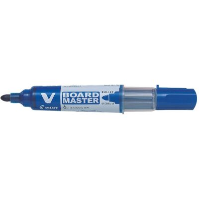 PILOT BEGREEN Whiteboardpenna V-Board Master, rund spets på 6,0 mm, blå PILOT BEGREEN Whiteboardpenna V-Board Master, rund spets på 6,0 mm, blå