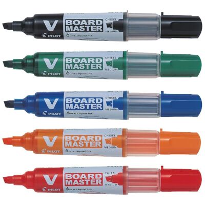 PILOT BEGREEN Whiteboardpenna V Board snedskuren 6mm svart PILOT BEGREEN Whiteboardpenna V Board snedskuren 6mm svart