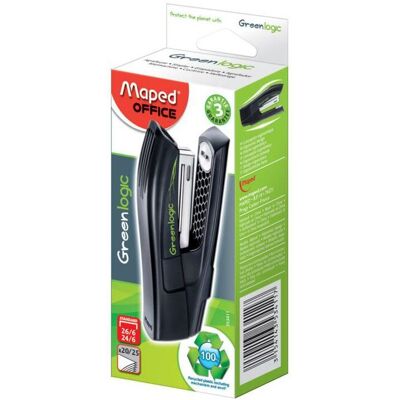 MAPED Häftapparat Greenlogic 25ark svart MAPED Häftapparat Greenlogic 25ark svart