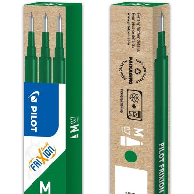 PILOT Refill Frixion 0,7mm grön 3/fp PILOT Refill Frixion 0,7mm grön 3/fp