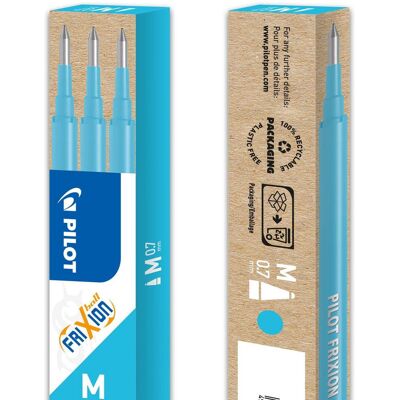 PILOT Refill Frixion 0,7mm ljusblå 3/fp PILOT Refill Frixion 0,7mm ljusblå 3/fp