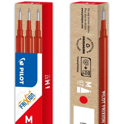 PILOT Refill Frixion 0,7mm röd 3/fp PILOT Refill Frixion 0,7mm röd 3/fp