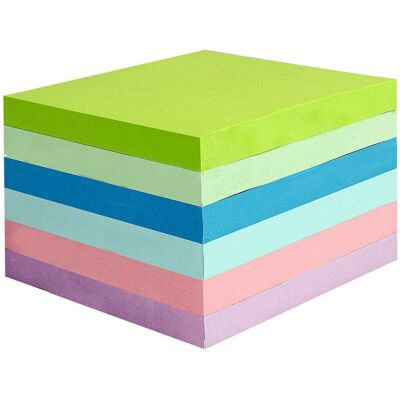 NO BRAND Notes kub 76x76mm pastell 450bl NO BRAND Notes kub 76x76mm pastell 450bl