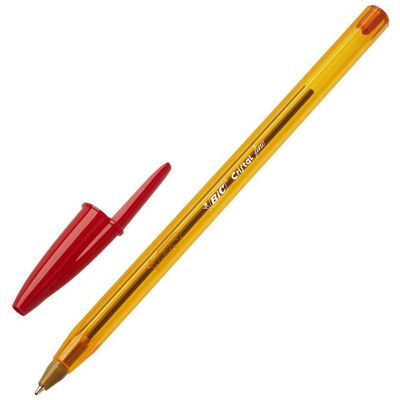 BIC Kulpenna Cristal® Orriginal Fine tunn spets 0,8 mm röd BIC Kulpenna Cristal® Orriginal Fine tunn spets 0,8 mm röd