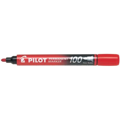 PILOT Märkpenna rund SCA 100 1mm röd PILOT Märkpenna rund SCA 100 1mm röd
