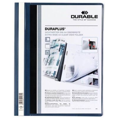 DURABLE Offertmapp DURAPLUS EU m.ficka A4+ blå DURABLE Offertmapp DURAPLUS EU m.ficka A4+ blå