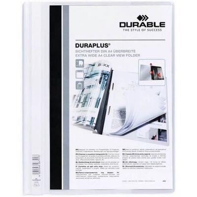 DURABLE Offertmapp DURAPLUS EU m.ficka A4+ vit DURABLE Offertmapp DURAPLUS EU m.ficka A4+ vit