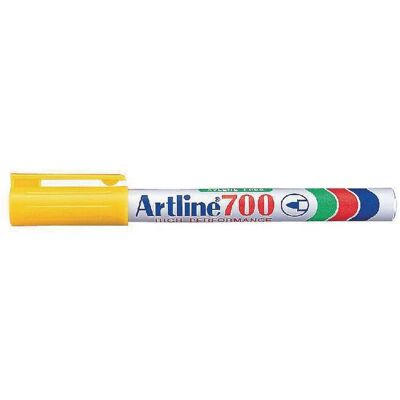 ARTLINE Märkpenna 700 permanent rund gul ARTLINE Märkpenna 700 permanent rund gul