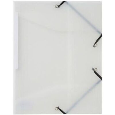 LYRECO Gummibandsmapp PP 3-klaff A4 transparent LYRECO Gummibandsmapp PP 3-klaff A4 transparent