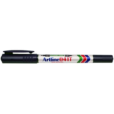 ARTLINE Märkpenna Rund 041T 2-i-1 svart ARTLINE Märkpenna Rund 041T 2-i-1 svart