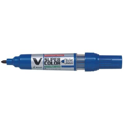 PILOT BEGREEN Begreen V Super Color permanent märkpenna, kulspets på 2,3 mm, blå PILOT BEGREEN Begreen V Super Color permanent märkpenna, kulspets på 2,3 mm, blå