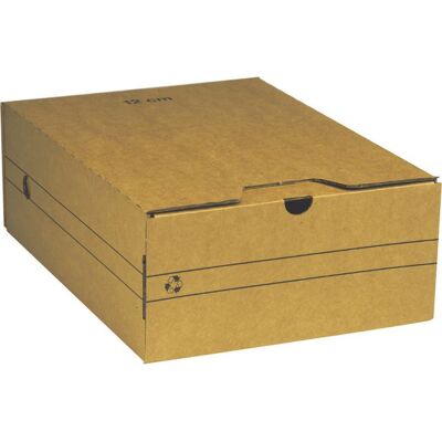NO BRAND Arkivkartong, Miniwell, liggande arkivering, A4, 120mm, 325 x 240mm, brun NO BRAND Arkivkartong, Miniwell, liggande arkivering, A4, 120mm, 325 x 240mm, brun