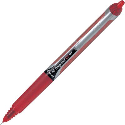 PILOT Bläckkulpenna, Hi-Tecpoint V5 RT, extra tunn spets på 0,5 mm, röd PILOT Bläckkulpenna, Hi-Tecpoint V5 RT, extra tunn spets på 0,5 mm, röd