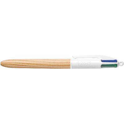 BIC Kulpenna 4 Colours Wood 1mm BIC Kulpenna 4 Colours Wood 1mm