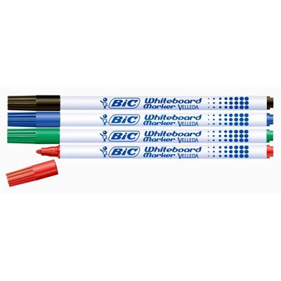 BIC VELLEDA Whiteboardpenna 1721 4/fp BIC VELLEDA Whiteboardpenna 1721 4/fp
